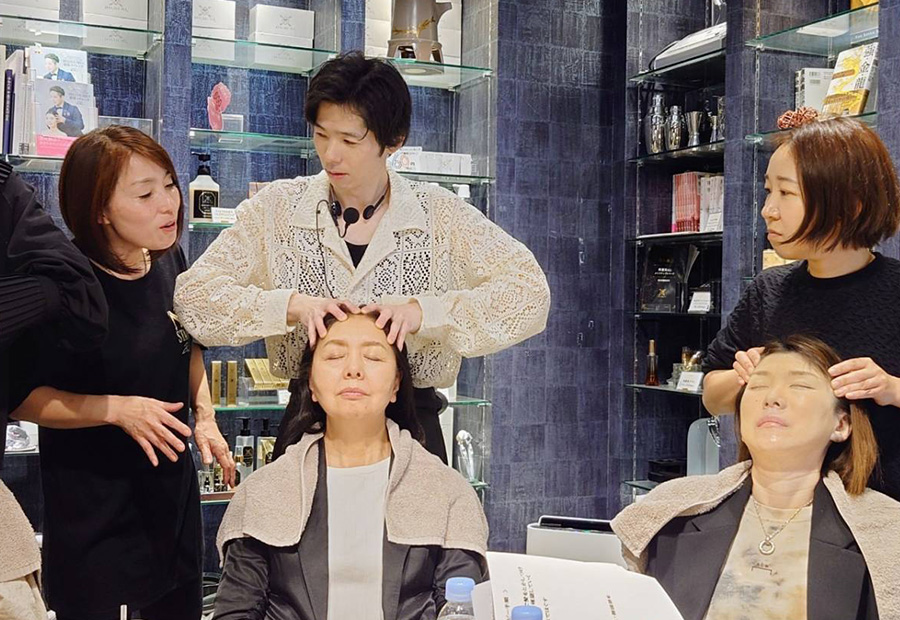 ドライヘッドマッサージ2DAY講座01